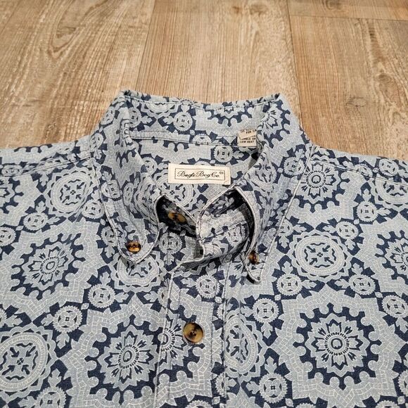 Vintage Bugle Boy Company Short Sleeved Button Down Shirt Mens Size Large - Picture 3 of 7